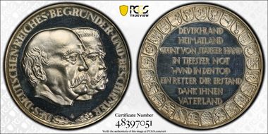 nd(1930) Medal Buchholz/Fried-187 59mm Ag SP63