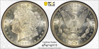 1885-S $1 MS62