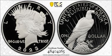 2023-S $1 Peace Dollar First Strike PR69DCAM