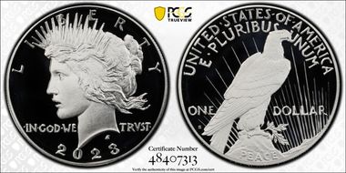 2023-S $1 Peace Dollar PR70DCAM