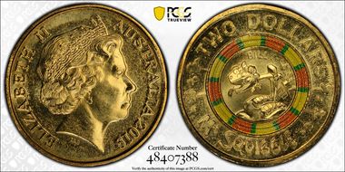 2019 $2 60 Yrs of Mr. Squiggle Bill Steamshovel Colorized MS66