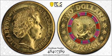 2019 $2 60 Yrs of Mr. Squiggle Gus the Snail Colorized MS66