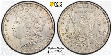 1900 $1 MS62