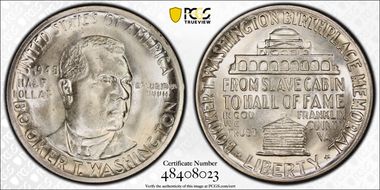 1948 50C Booker T. Washington MS66+