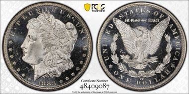 1883-CC $1 MS64+ DMPL