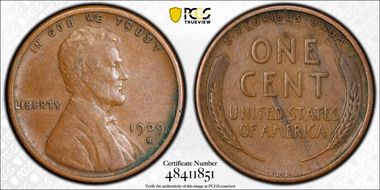 1909-S VDB 1C VF30BN