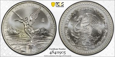 1998-Mo Onza Libertad Ag MS69