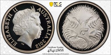 2012 5C Silver PR69DCAM