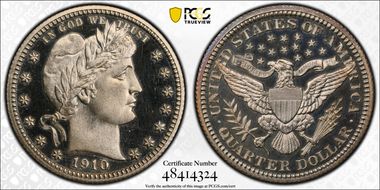1910 25C PR65CAM