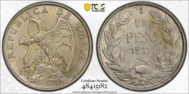 1917-So Peso MS63