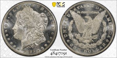 1883-CC $1 GSA Hoard MS63PL