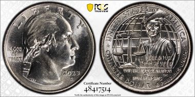 2023-D 25C Eleanor Roosevelt MS66