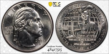 2023-S 25C Eleanor Roosevelt MS66