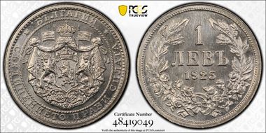 1925 Lev KM-37 Brussels MS66