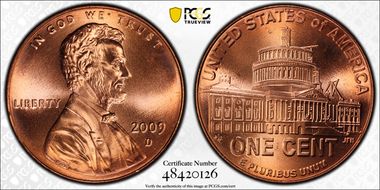 2009-D 1C Lincoln-Presidency MS67RD