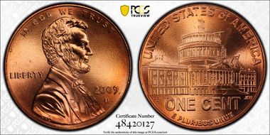 2009-D 1C Lincoln-Presidency MS67RD