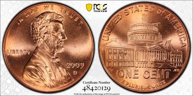 2009-D 1C Lincoln-Presidency MS67RD