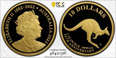 2023-C $10 Mob of Thirty PR70DCAM
