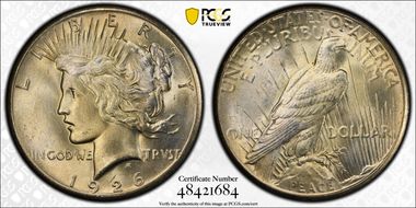 1926 $1 MS64