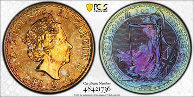 2022 £2 Britannia Ag N1