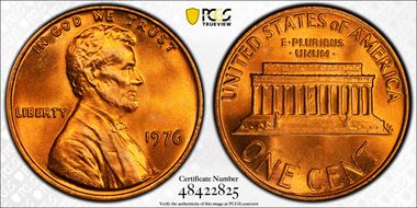 1976 1C MS67RD