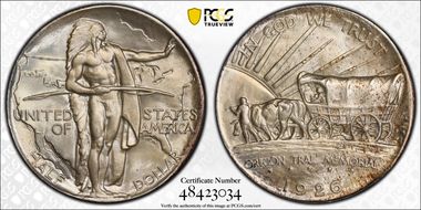 1926 50C Oregon MS66