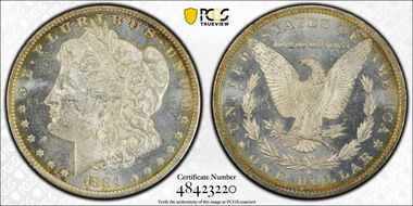 1884-O $1 MS62PL