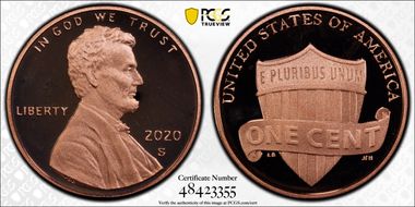 2020-S 1C Shield PR69DCAM