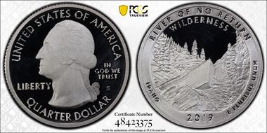 2019-S 25C Frank Church River of No Return NP - Silver PR69DCAM