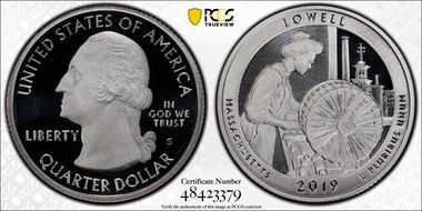 2019-S 25C Lowell NP - Silver PR69DCAM