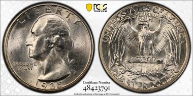 1935 25C MS64