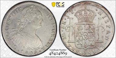 1808-L JP 8 R CAROLUS IIII Calico-928 AU58