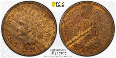 1866 1C RPD FS-302 S-3 MS62RB