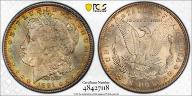1891 $1 MS63