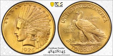 1926 $10 MS62