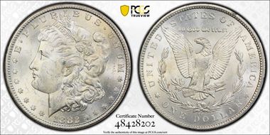 1882-CC $1 MS62