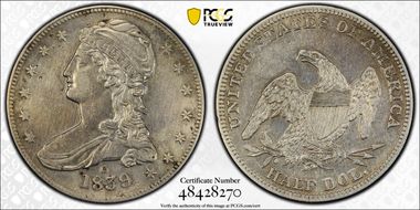 1839-O 50C N1