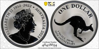 2023-C $1 Mob of Thirty Frosted Uncirculated MS69