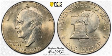 1976 $1 Type 2 MS64