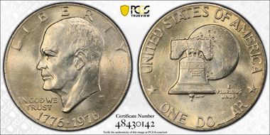 1976 $1 Type 2 MS63