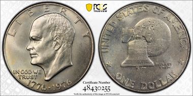 1976 $1 Type 1 MS64