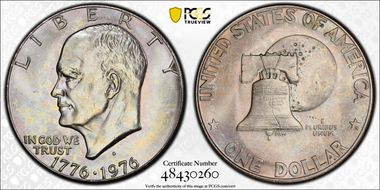 1976-D $1 Type 1 MS65