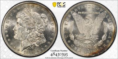 1879-S $1 MS62