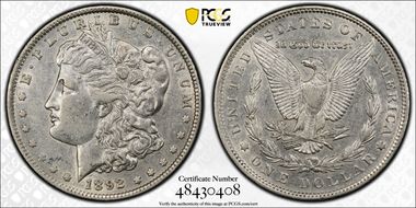 1892 $1 XF45