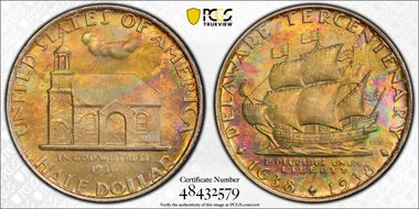 1936 50C Delaware MS67