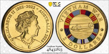 2023-C $2 Vietnam War Colorized MS68