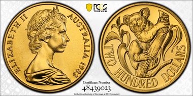 1983 $200 Koala MS67