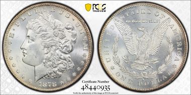 1878-S $1 MS64