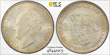 1932 2 1/2 G Normal Hair MS62