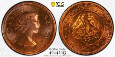 1957 1/4D PR66RD